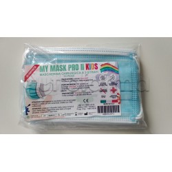 Mascherina Chirurgica Monouso a Triplo Strato Azzurra per Bambini - Confezione 10 Pezzi - 40 Centesimi a Mascherina Mascherina Chirurgica Monouso a Triplo Strato Azzurra per Bambini - Confezione 10 Pezzi - 40 Centesimi a Mascherina