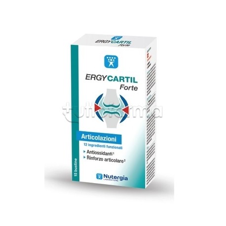 Nutergia Ergycartil Forte Integratore con Vitamina C 15 Bustine