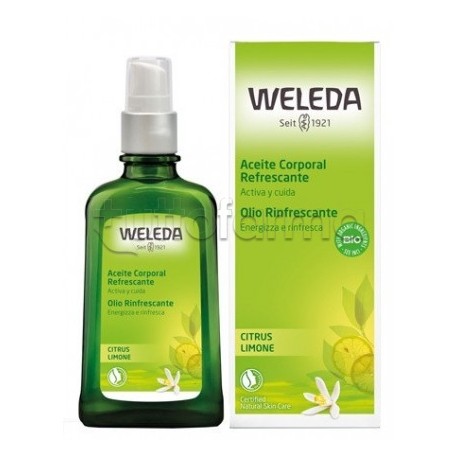 Weleda Olio Rinfrescante al Limone 100ml Weleda Olio Rinfrescante al Limone 100ml