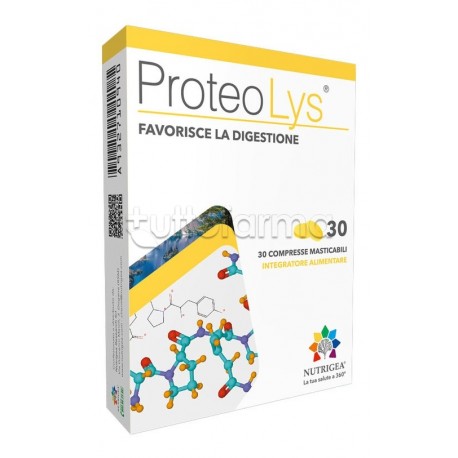 Nutrigea Proteolys Integratore per la Digestione 30 Compresse Nutrigea Proteolys Integratore per la Digestione 30 Compresse