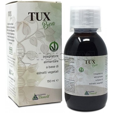 Alchimia Benoit Tux Ben Integratore per Tosse e Vie Respiratorie 150ml