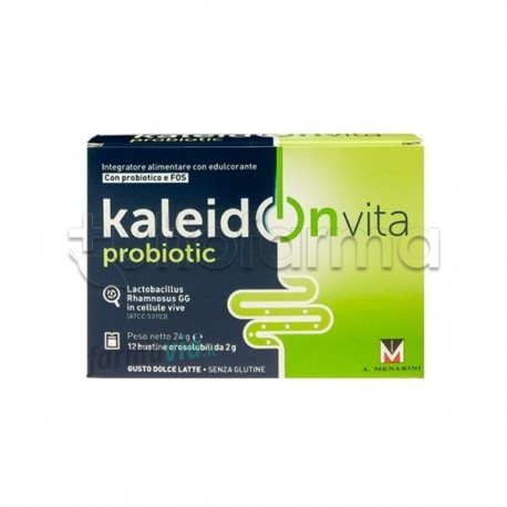 Kaleidon Probiotic Vita Integratore con Fermenti Lattici Vivi 12 Bustine