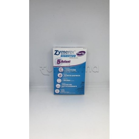 Zymerex Digestivo Forte Integratore per la Digestione 20 Compresse Masticabili