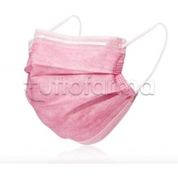 Mascherina Chirurgica Monouso a Triplo Strato My Mask Pro Rosa - Confezione 10 Pezzi - 40 Centesimi a Mascherina