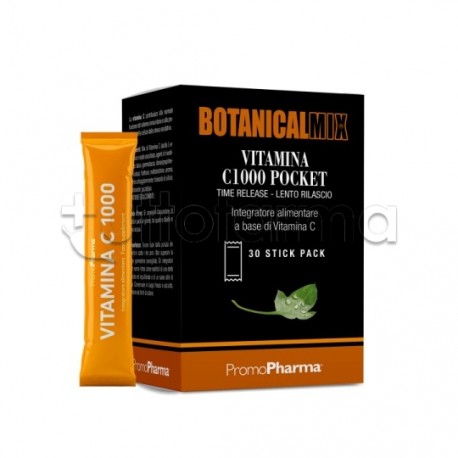 Botanical Mix Vitamina C1000 Pocket Integratore 30 Stick