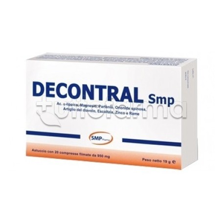 Decontral Integratore Con Minerali 20 Compresse Decontral Integratore Con Minerali 20 Compresse