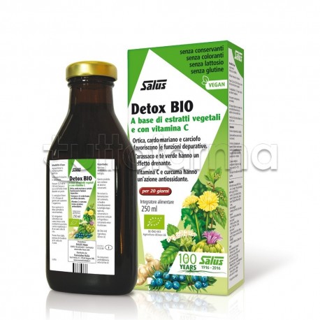 Flacone con Salus Detox Bio Integratore Depurativo 250ml