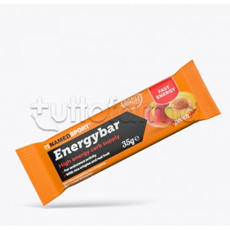 Named Sport Energybar Barretta Energetica per Sportivi Gusto Pesca 35g barretta Named Sport Energybar Barretta Energetica per Sportivi Gusto Pesca 35g barretta
