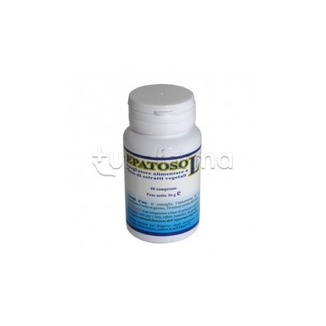 Epatosol Integratore per il Fegato 60 Compresse Epatosol Integratore per il Fegato 60 Compresse