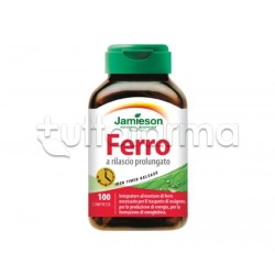 Confezione con Jamieson Ferro Integratore Energizzante 100 Compresse Confezione con Jamieson Ferro Integratore Energizzante 100 Compresse