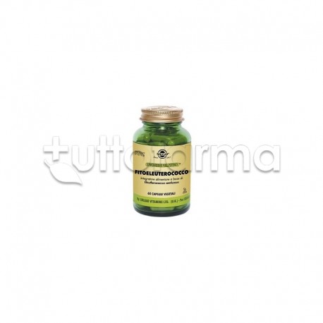 Solgar Fitoeleuterococco Integratore per Memoria 60 Capsule