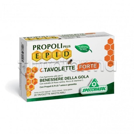 Specchiasol Epid C Forte Integratore Propoli 20 Tavolette Specchiasol Epid C Forte Integratore Propoli 20 Tavolette