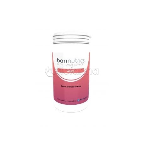 Metagenics Barinutrics Multi Integratore con Vitamine e Minerali Gusto Agrumi 30 Compresse Masticabili Metagenics Barinutrics Multi Integratore con Vitamine e Minerali Gusto Agrumi 30 Compresse Masticabili