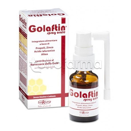 Golaftin Spray Orale Integratore per la Gola 15ml Golaftin Spray Orale Integratore per la Gola 15ml