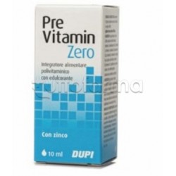 Previtamin Zero Integratore Vitaminico con Zinco per Neonati 10ml Previtamin Zero Integratore Vitaminico con Zinco per Neonati 10ml
