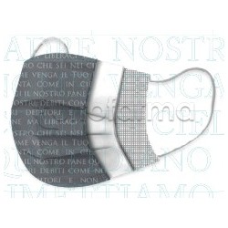 Mascherina Chirurgica Monouso a Triplo Strato Amen Stampa Padre Nostro- Confezione 10 Pezzi - 40 Centesimi a Mascherina Mascherina Chirurgica Monouso a Triplo Strato Amen Stampa Padre Nostro- Confezione 10 Pezzi - 40 Centesimi a Mascherina