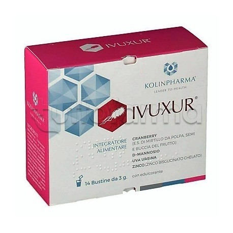 Ivuxur Integratore per Benessere Vie Urinarie14 Compresse