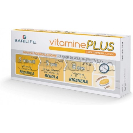 Vitamine Plus Integratore Vitaminico 30 Compresse Vitamine Plus Integratore Vitaminico 30 Compresse