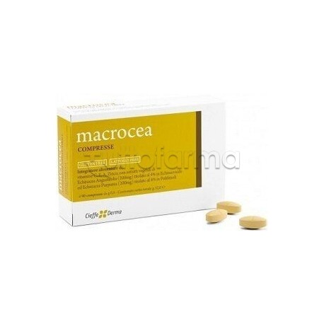 Macrocea Integratore per Infezioni Cutanee e Sistema Immunitario 40 Compresse Macrocea Integratore per Infezioni Cutanee e Sistema Immunitario 40 Compresse