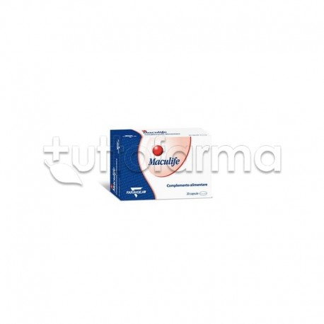 Maculife Integratore per la Vista 20 Capsule Maculife Integratore per la Vista 20 Capsule
