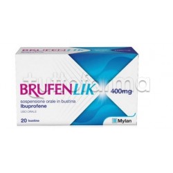 Brufenlik Mylan Ibuprofene per Febbre e Dolori 20 Bustine 400mg