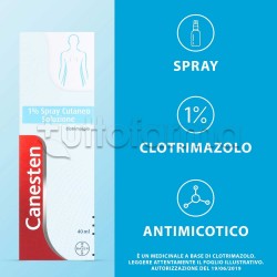 Canesten Spray Cutaneo 1% Antimicotico 40mL