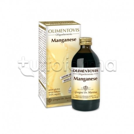 Dr. Giorgini Manganese Olimentovis Integratore per Ossa 200ml Dr. Giorgini Manganese Olimentovis Integratore per Ossa 200ml