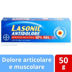 Lasonil Anti Dolore Gel al 10% Ibuprofene 50 Gr Antinfiammatorio