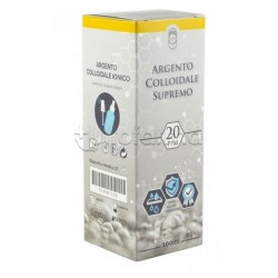 Argento Colloidale Ionico Supremo Spray e Contagocce 20 ppm 100ml