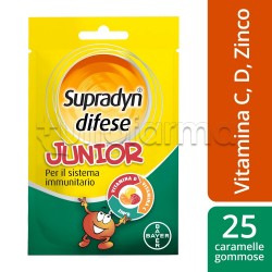 Supradyn Difese Junior per Bambini 25 Caramelle Gommose
