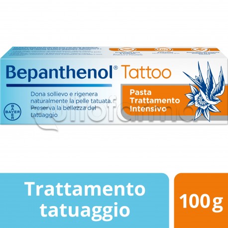 Bepanthenol Tattoo Pasta per i Tatuaggi 100g
