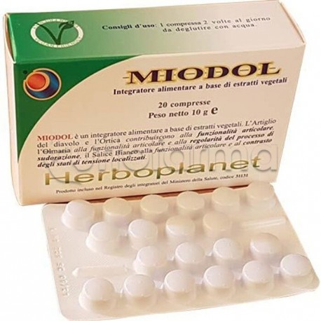 Herboplanet Miodol Integratore per Articolazioni 20 Compresse Herboplanet Miodol Integratore per Articolazioni 20 Compresse