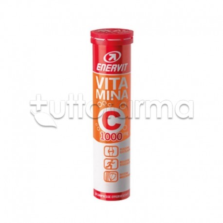 Enervit Vitamina C 1000 Integratore con Vitamina C 20 Compresse Effervescenti