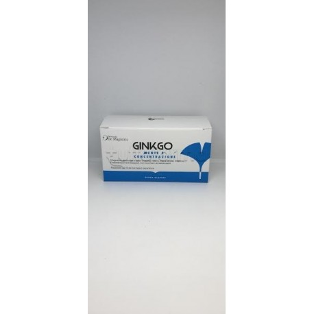 Ginkgo Integratore per Concentrazione e Memoria 10 Flaconcini Ginkgo Integratore per Concentrazione e Memoria 10 Flaconcini