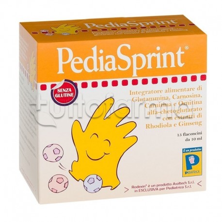 Pediasprint Integratore Tonico per Bambini 15 Flaconcini Pediasprint Integratore Tonico per Bambini 15 Flaconcini