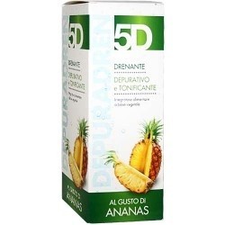 5D Depuradren Integratore Drenante Tonificante Gusto Ananas 500 ml