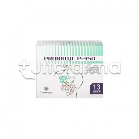Probiotic P-450 Integratore per Benessere Intestinale 24 Stick Probiotic P-450 Integratore per Benessere Intestinale 24 Stick