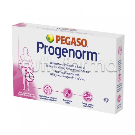 Scatola Progenorm Integratore per Ciclo Mestruale 20 Compresse Scatola Progenorm Integratore per Ciclo Mestruale 20 Compresse