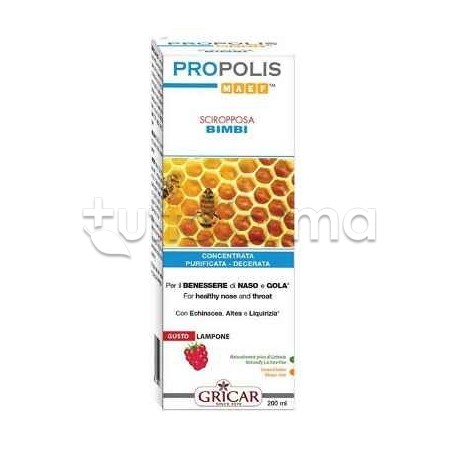 Propolis Sciropposa Bimbi Integratore per Vie Respiratorie 200ml Propolis Sciropposa Bimbi Integratore per Vie Respiratorie 200ml