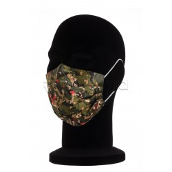 Mascherina Chirurgica per Adulti a Triplo Strato Militare con Cuori Mascherina Chirurgica per Adulti a Triplo Strato Militare con Cuori