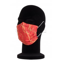 Mascherina Chirurgica per Adulti a Triplo Strato Fashion Rossa Mascherina Chirurgica per Adulti a Triplo Strato Fashion Rossa