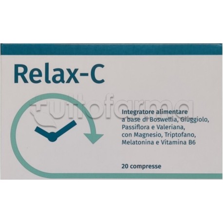 Relax-C Integratore per Relax e Sonno 20 Compresse