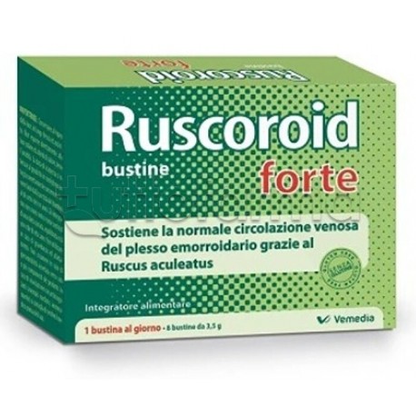 Ruscoroid Forte Integratore per Circolazione 8 Bustine Ruscoroid Forte Integratore per Circolazione 8 Bustine