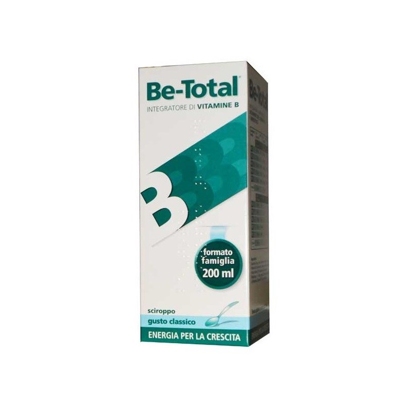 Be-total Plus Sciroppo Classico gusto Vaniglia Vitamina B 200 ml -  TuttoFarma