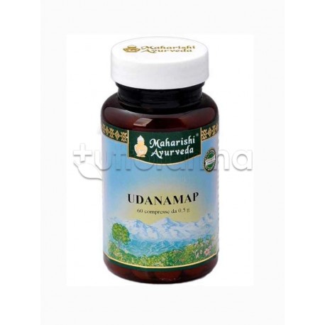 Maharishi Ayurveda Udanamap Integratore per Vie Respiratorie 60 Compresse
