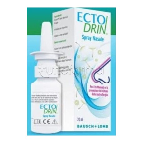 Ecto Drin Spray Nasale per la Rinite Allergica di Adulti e Bambini 20ml