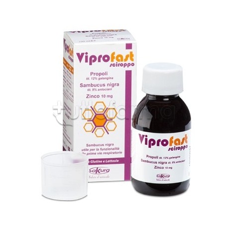 Viprofast Sciroppo Integratore per Vie Respiratorie 100ml Viprofast Sciroppo Integratore per Vie Respiratorie 100ml