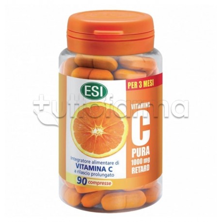 Esi Vitamina C Pura Retard Integratore Difese Immunitarie da 90 Compresse