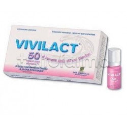 Vivilact 50 Miliardi Integratore con Fermenti Lattici 5 Flaconcini Vivilact 50 Miliardi Integratore con Fermenti Lattici 5 Flaconcini