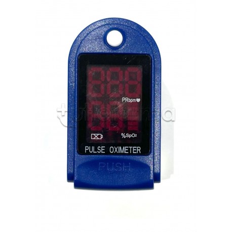 Pulse Oximeter Contec Saturimetro Pulsossimetro Portatile per Saturazione Ossigeno 1 Pezzo